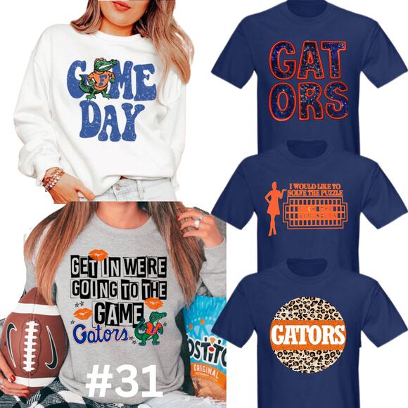 Florida Gator Bundle #2 DTF & Full Color Screen Print Bundle - Picture 1 of 1